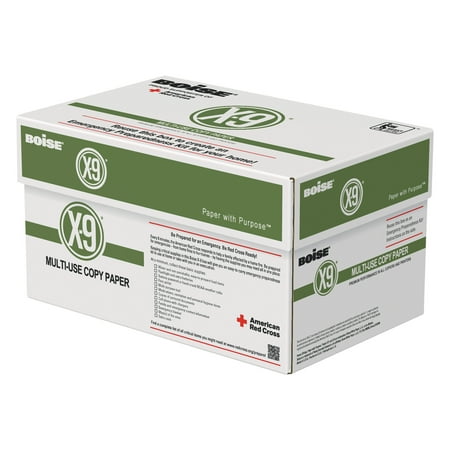 - Boise X-9 Multi-Use Copy Paper, 92 Bright, 20lb, 8-1/2 x 11, 5000 Sheets