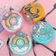 thumbnail image 4 of (G) Linda botella de agua con forma de donut de silicona, tetera portátil con pajita, tetera de arcoíris para jardín de infantes, 4 of 5