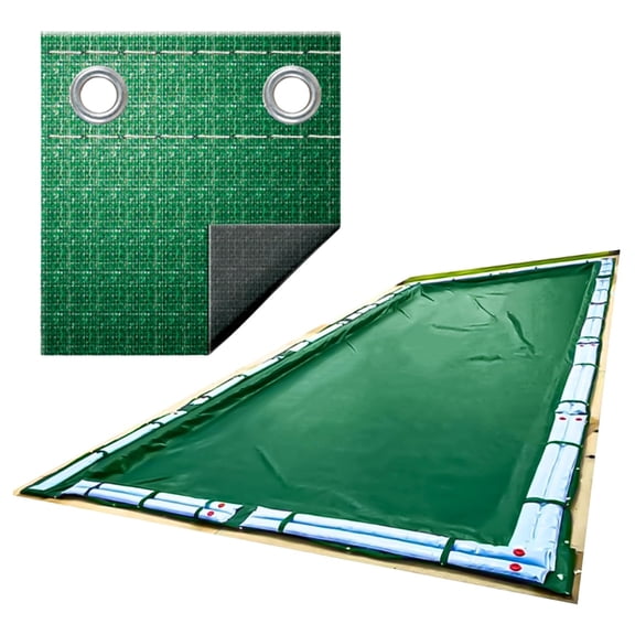 Swimline Hydrotools Supreme Guard Winter Pool Cover for 30x55 Ft Inground Rectangle Pools