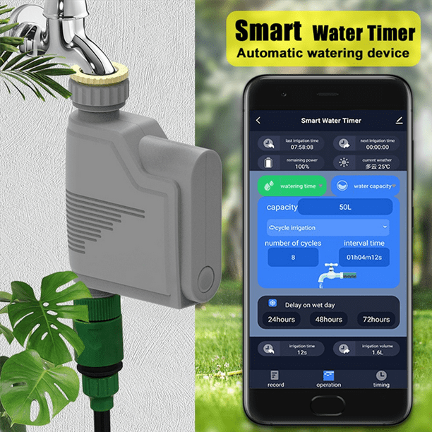 ZIGBEE WIFI Garden Watering Timer Smart Sprinkler Drip Irrigation