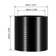 thumbnail image 2 of Unique Bargains 68mm 2.68' ID Universal Auto Straight Silicone Coupler Turbo Pipe Replacement 76mm Black, 2 of 4