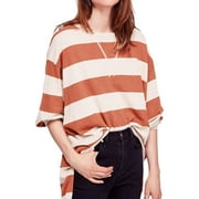 Free People Womens High-Low Pullover Sweater, Pink, XS/S