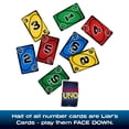 thumbnail image 6 of Liar's UNO Card Game for Adults, Kids, Families, Parties & Game Nights, Trick Play & Bluffing, 6 of 9