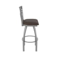 thumbnail image 2 of Holland Bar Stool Co. 820 Catalina Stainless Steel 30" Swivel Bar Stool with Rein Coffee Seat, 2 of 4