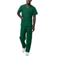 thumbnail image 1 of Sivvan Unisex Classic Scrub Set V-Neck Top/Drawstring Pants (Available in 15 Solid Colors), 1 of 7