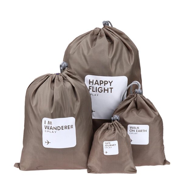 Bolsa de almacenamiento impermeable para ropa de viaje equipaje zapatos de Ehuebsd juguete para niños lavandería lencería cosméticos organizador 4 Uds.