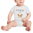 thumbnail image 2 of My Big Brother Is A Akita Dog Cute Baby Clothing Bodysuits Boy Girl Unisex, 2 of 5