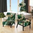 thumbnail image 1 of Designart « Magie Liquide en Vert et Or I » Fauteuil d'Appoint Rembourré Abstrait Vert - Fauteuil Moderne pour Chambre, 1 of 7