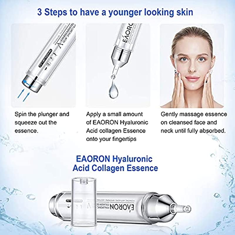 EAORON Hyaluronic Acid Collagen Essence V 10ml, Deep Hydrating, Anti