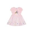 thumbnail image 4 of Bluey Toddler Girls Woven Short Sleeve Dress, Sizes 12 Months-5T, 4 of 6