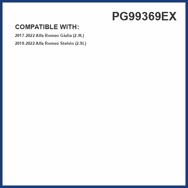 Premium Guard Extended Life Oil Filter up to 10k Miles PG99369EX | Fits 2017-2022 Alfa Romeo Giulia, 2018-2022 Stelvio
