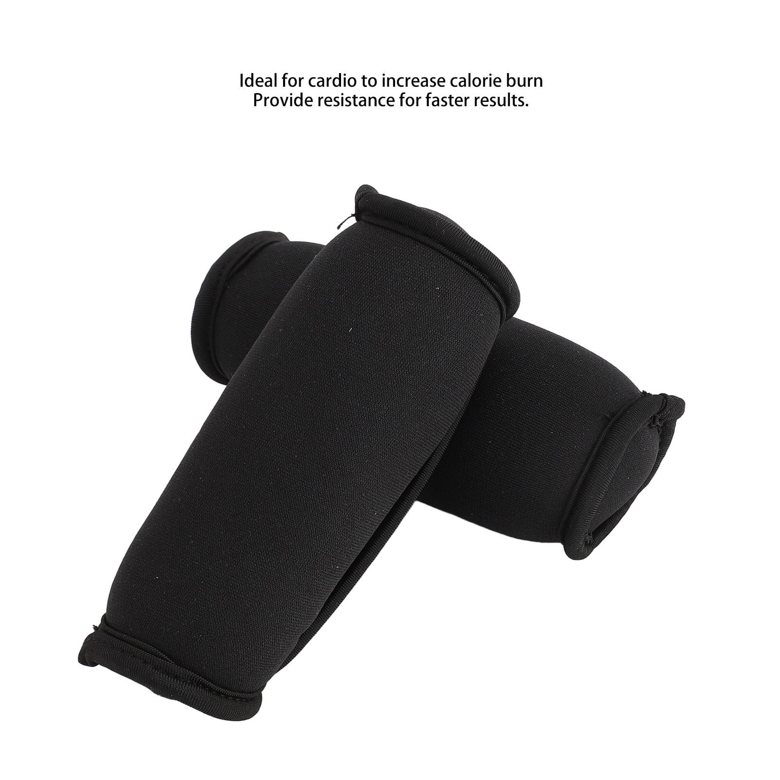 Riousery 1 Pair Hand Weights Set, Soft Dumbbells with Hand Strap for Workout Running Jogging, 1 Pound Total Weight (0.45 kg), Unisex Sand Filled Weights for Home Gym