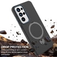 thumbnail image 4 of Para Samsung Galaxy S26 Ultra 5G Case (Compatible With MagSafe) With Invisible Magnetic O-Ring Stand Military-Grade Shockproof Phone Case,Black,For Galaxy S26 Ultra 5G, 4 of 7