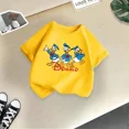 thumbnail image 3 of Marca Linda camiseta de algodón de verano para niños con el Pato Donald, linda y divertida camiseta de dibujos animados de Disney para niño y niña, ropa informal de moda para niños, 3 of 5