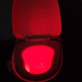 thumbnail image 4 of Inteprter Luz de inodoro ABS con Sensor sensible, fácil instalación, luz autoadhesiva PIR de encendido automático Electrónica, 4 of 6