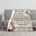 thumbnail image 5 of unique Daughter in Law Gifts Blanket Daughter in Law Gift Ideas Gifts for Daughter in, 5 of 5
