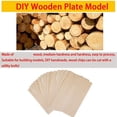 thumbnail image 4 of 60 Pack Unfinished Wood Sheets,Wood Thin Wood Board for House Aircraft Ship Boat Arts and Crafts,DIY Ornaments, 4 of 7