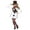 White, variant on Diconna Women Men Snowman Costume Kit Long Sleeve Snowman Outfits with Hat Scarf Gloves Set Christmas Cosplay Clothes