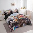 thumbnail image 2 of Homewish Western Dragon 7pcs Queen Bedding,Magic Animal Bedding Comforter Set Queen,Gray,Black Reversible, 2 of 8