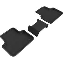 3D MAXpider Custom Fit Kagu Floor Mat (Black) Compatible with Lamborghini Urus 2019-2025 - Second Row