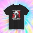 thumbnail image 1 of Stay Strapped or Get Clapped T-Shirt Funny George Washington Tee S-5XL, 1 of 4