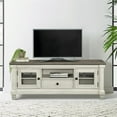 thumbnail image 2 of Lexicon Granby Wood TV Stand in Antique White and Rosy Brown, 2 of 6