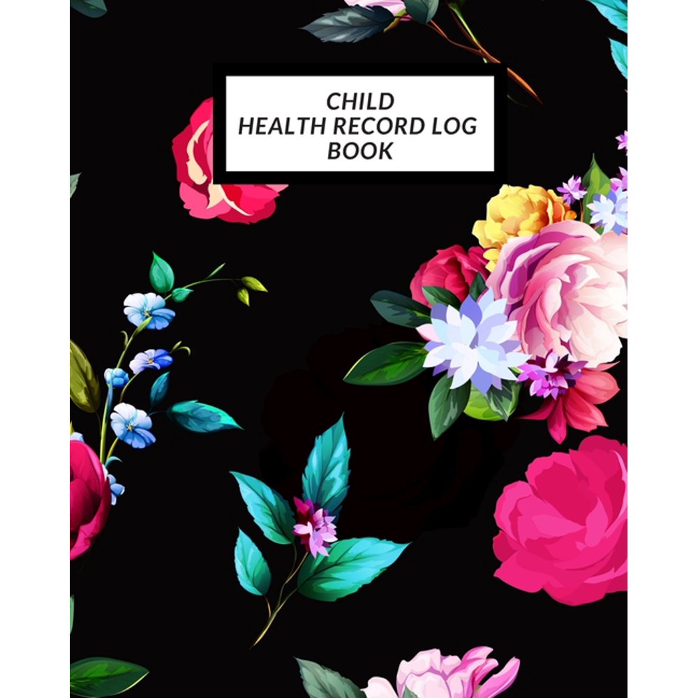 Child Health Record Log Book Child's Medical History To do Book, Baby 's Health keepsake