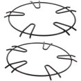 thumbnail image 1 of KAKOWELY Creative Black Stainless Steel Stove Racks for Kitchen Use with Easy Installation and Detachment 2Pcs,7.87"X7.87"X0.2", 1 of 5