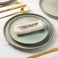 thumbnail image 3 of AmorArc Dinner Plates Set of 6, 10.5 Inch Reactive Glaze Ceramic Plates Set, Microwave, Dishwasher Safe, Scratch Resistant, Modern Large Dinnerware Dishes Set Kitchen Stoneware Plates-Reactive Glaze, 3 of 8