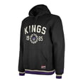 thumbnail image 2 of Men's New Era Black Sacramento Kings Throwback Vintage Pullover Hoodie, 2 of 3