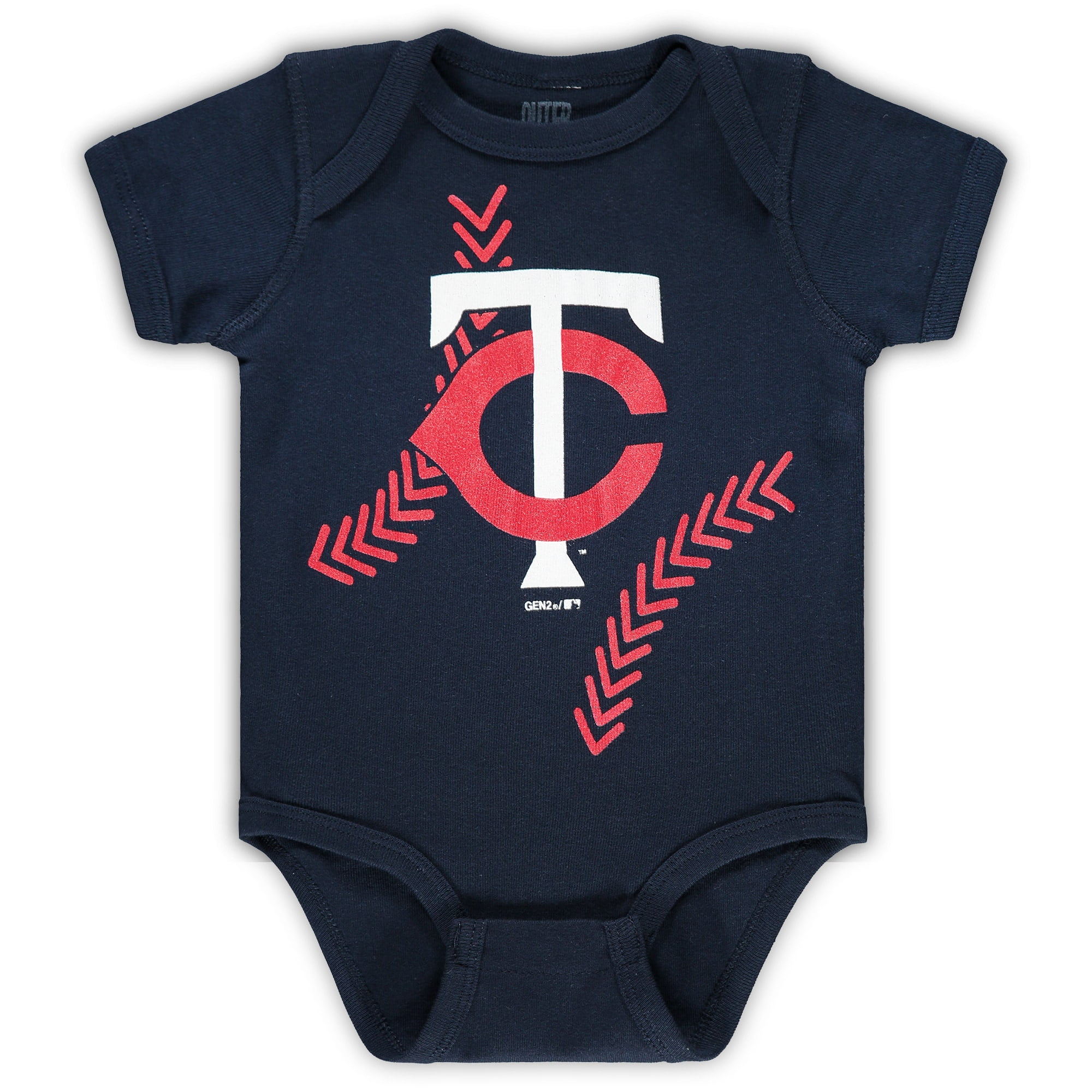 Minnesota Twins Newborn & Infant Running Home Team Bodysuit Navy