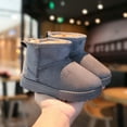 thumbnail image 5 of Children's Snow Boots New Winter Plus Velvet Warm Cotton Shoes Baby Snow Boots Children's Cotton Boots (black,25), 5 of 6