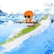 thumbnail image 4 of Barco de control remoto de 2.4GHz con luz LED colorida RC Kayak Boat innovador diseño de remo realista RC RCA BET For Boys Girls, 4 of 9