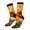 3 Black, variant on Sunflower Blue Sky Print Adult Socks for Men & Women,Calf Socks, Ankle Socks,Boots Socks,Breathable Casual Sock,Unisex Crew Socks
