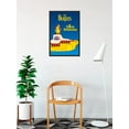 thumbnail image 2 of BUY ART FOR LESS Officially Licensed The Beatles Yellow Submarine Framed Art Poster - 24 x 36 Inch - Sturdy Engineered Wood Frame with Plexi Glass - Ready To Hang, 2 of 4