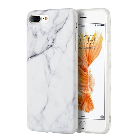 Luxury Marble Design Pattern Soft TPU Phone Case Cover for Apple iPhone 8 Plus iPhone 7 Plus 5.5inch -