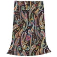 thumbnail image 2 of Fuzoiu Watercolor Romantic Paisley Print Ultra-Soft Micro Fleece Blanket,All Seasons Flannel Throw, Lightweight Blanket for Bed, Sofa, Couch, Movie Night, Camping, and Travel-80"x60", 2 of 7