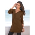 thumbnail image 6 of Roaman's Women's Plus Size Ultimate Y Neck Tunic, 6 of 6