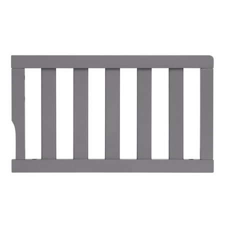 Dream On Me Universal Convertible Crib Toddler Guard Rail, Silver Grey Pearl