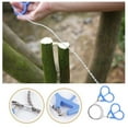 thumbnail image 2 of Fdelink Outdoor Wire Saw,Portable Camping Saw,Gear Stainless Steel Manual Outdoor Saw Wire Camping Hiking Practical Emergency Tools & Home Improvement,Stainless Saw,1Pc Cable, 2 of 9
