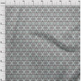 thumbnail image 4 of oneOone Polyester Spandex Turquoise Blue Fabric Asian Ikat Craft Projects Decor Fabric Printed By The Yard 56 Inch Wide, 4 of 4