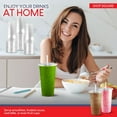 thumbnail image 4 of 32 oz Plastic Cups with Lids, 50 Pack - Disposable Iced Coffee Cups, Milkshake Cups, Boba, and Smoothies, 4 of 7