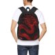 thumbnail image 4 of Easygdp Red Dragon On Black Mochila de Gran Capacidad Minimalista Ideal para Escuela, Viajes y Uso Diario, 4 of 6