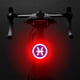 thumbnail image 3 of Luz trasera multifunción para bicicleta, luces traseras LED recargables, accesorios inalámbricos para luz trasera de bicicleta, 3 of 5