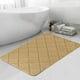 thumbnail image 3 of Alfombra absorbente premium para baño y ducha - Microfibra de secado rápido con reverso antideslizante, ideal para zonas húmedas, 40 x 60 cm, lavable, Aestivo | Caqui | AESTIVO, 3 of 7