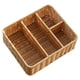 thumbnail image 4 of Organizador de escritorio, cesta con compartimentos para escritorio, 4 rejillas pequeñas, estante de escritorio que ahorra espacio para decoración,, 4 of 8