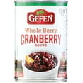 Gefen Jellied Cranberry Sauce 16oz 2 Pack All Natural, No High Fructose