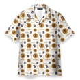 thumbnail image 3 of Camisas de playa con estampado 3D de Bitcoin para hombre, camisas de manga corta con botones, estilo hawaiano, blusas casuales para hombre, 3 of 5