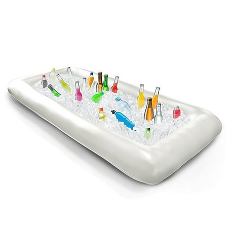 Inflatable Serving Bar, Buffet Salad Food & Drink Tray, Party Food Cooler with Drain Plug for Picnic & Camping, By Kitchen
