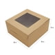 thumbnail image 1 of Caja de pastelería, embalaje para postres, tartas, cartón blanco, caja de cartón Kraft, 1 of 5